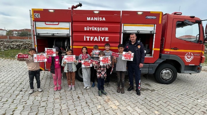 Manisa da öğrencilere yangın güvenliği eğitimi