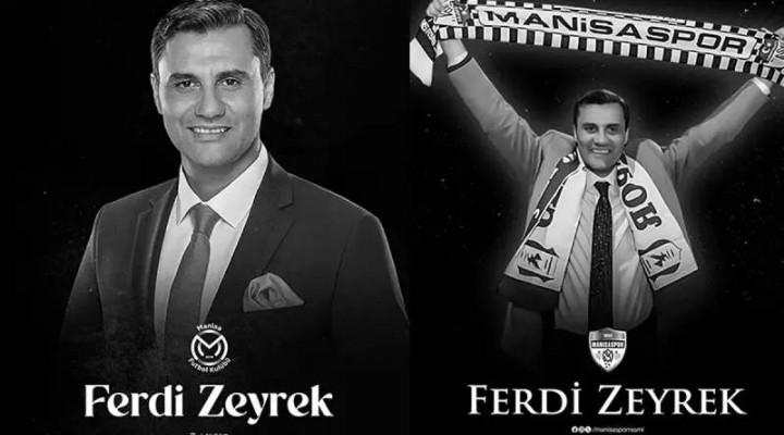 Manisa da spor camiasının Ferdi Zeyrek yası