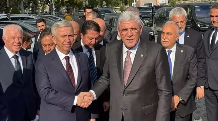 Mansur Yavaş, Müsavat Dervişoğlu nu ziyaret etti