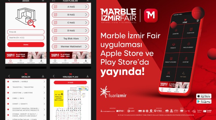 Marble İzmir mobil uygulaması yayında!