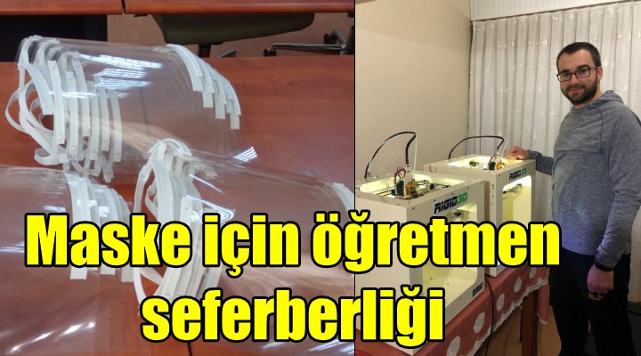 Maske için öğretmen seferberliği