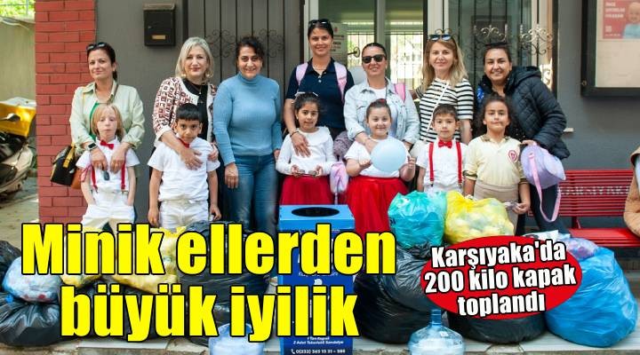 Mavi Kapak projesine çocuklardan anlamlı destek