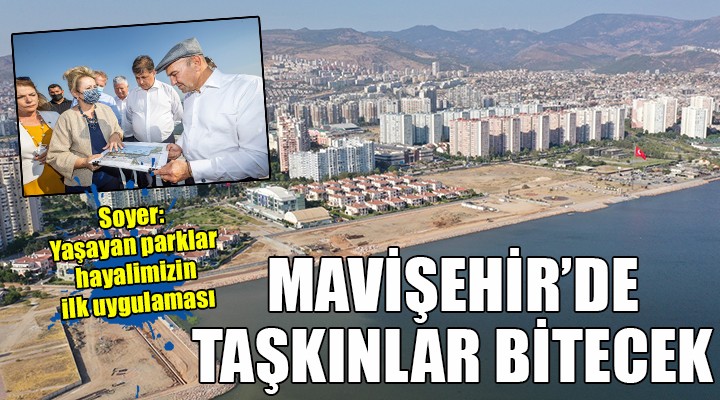 Mavişehir de su taşkınları sona erecek