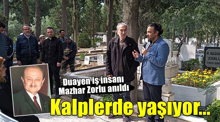 Mazhar Zorlu anıldı...