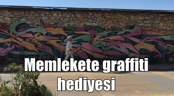 Memlekete graffiti hediyesi!