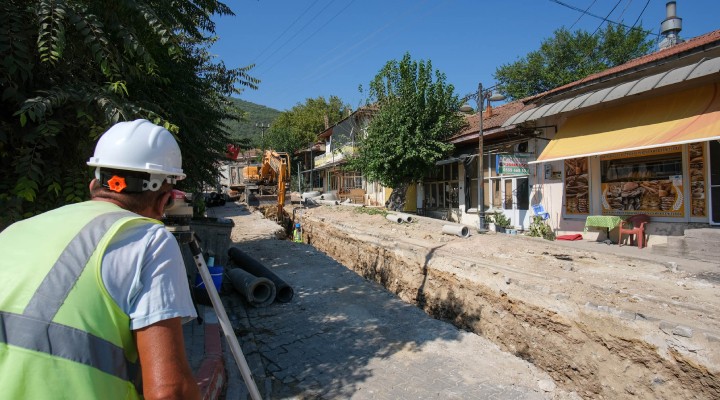 Menderes Değirmendere, yeni atık su ve yağmur suyu hattına kavştu!