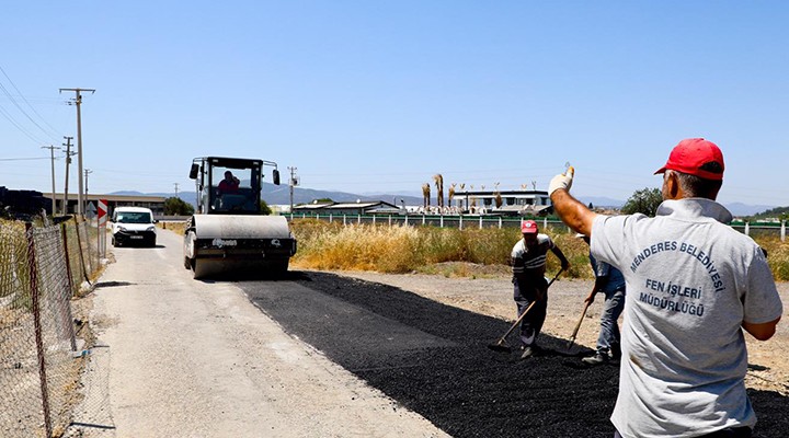 Menderes Sancaklı nın yolları yenileniyor