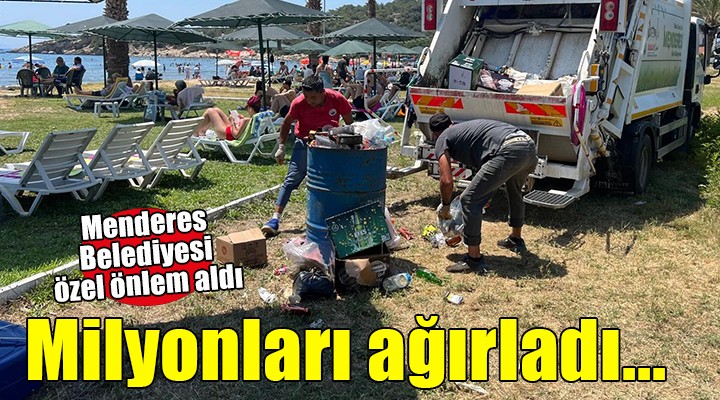 Menderes bayram tatilinde milyonları ağırladı