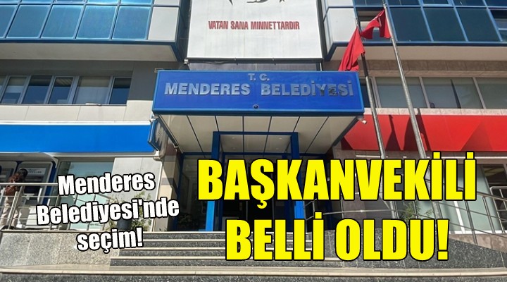 Menderes te Başkanvekili CHP li Erkan Özkan oldu!