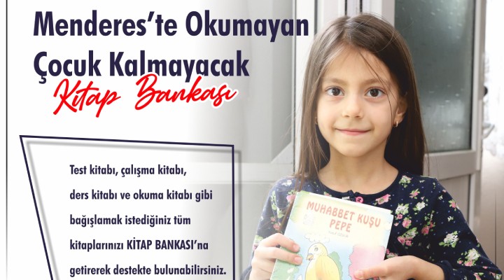 Menderes te Kitap Bankası uygulaması!