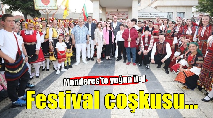 Menderes te Mandalina Çiçeği Festivali coşkusu...