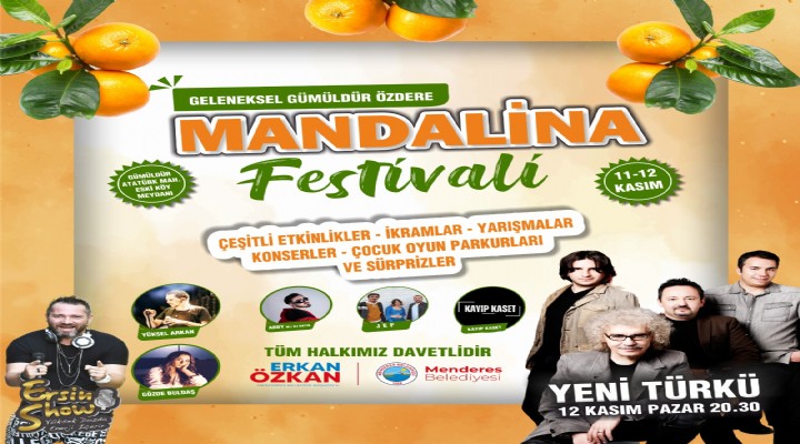 Menderes te Mandalina Festivali için geri sayım!