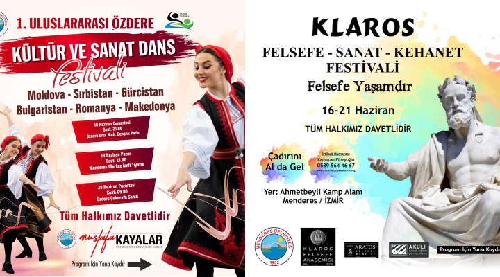 Menderes te festival şöleni!