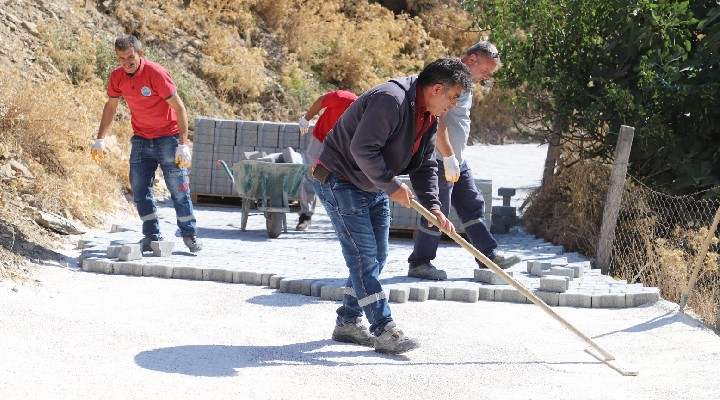 Menderes te kilit parke çalışması...