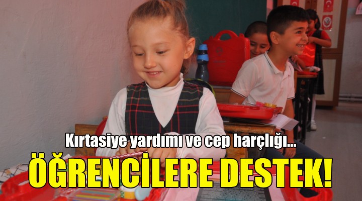 Menderes te öğrencilere destek!