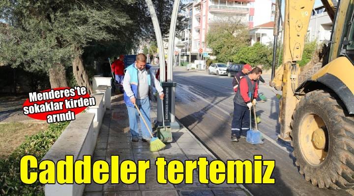 Menderes’te Caddeler Tertemiz