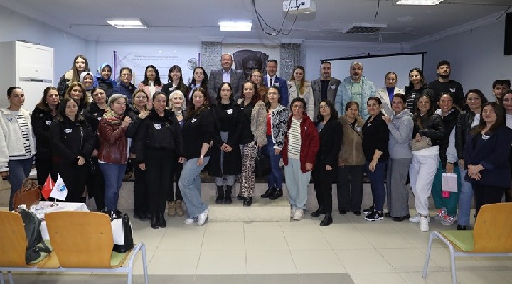 Menderes’te kadına şiddete karşı mücadele