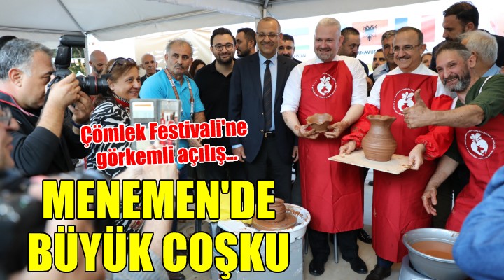 Menemen 1. Uluslararası Çömlek Festivali başladı...