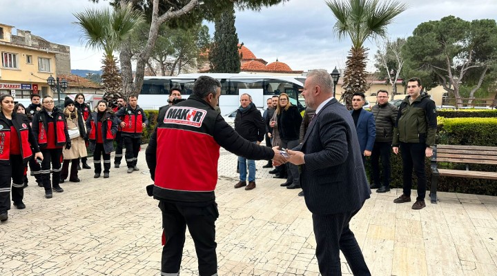 Menemen Belediyesi Kurtarma Ekibi deprem bölgesine hareket etti!