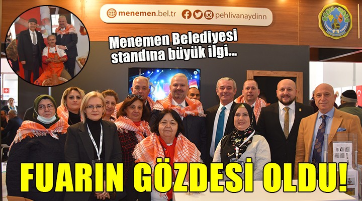 Menemen Belediyesi Tarım Fuarı nın gözdesi oldu