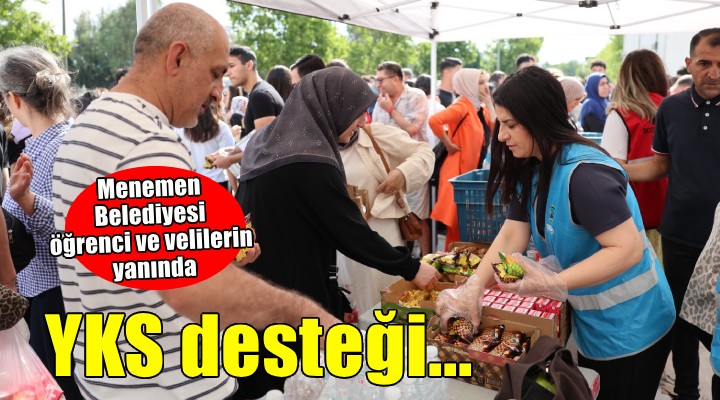 Menemen Belediyesi, YKS'de de öğrenci ve velilerin yanında