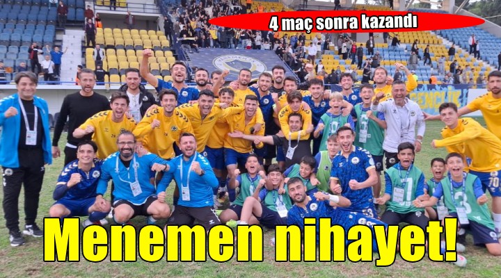 Menemen FK hasreti bitirdi