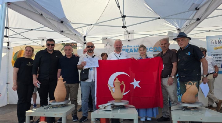 Menemen çömlekçiliği Fransa’da tarih yazdı