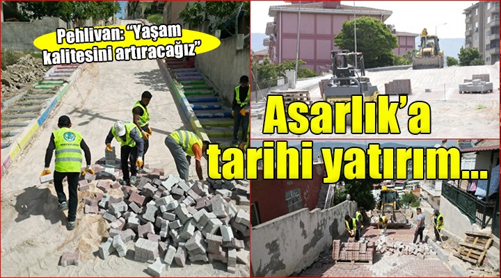 Menemen de Asarlık tarihinin en büyük yol yatırımı...