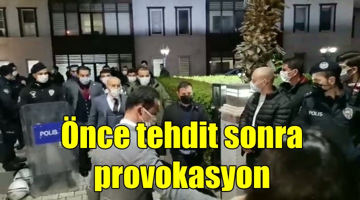 Önce tehdit sonra provokasyon! Başkan Soyer i taciz etti...