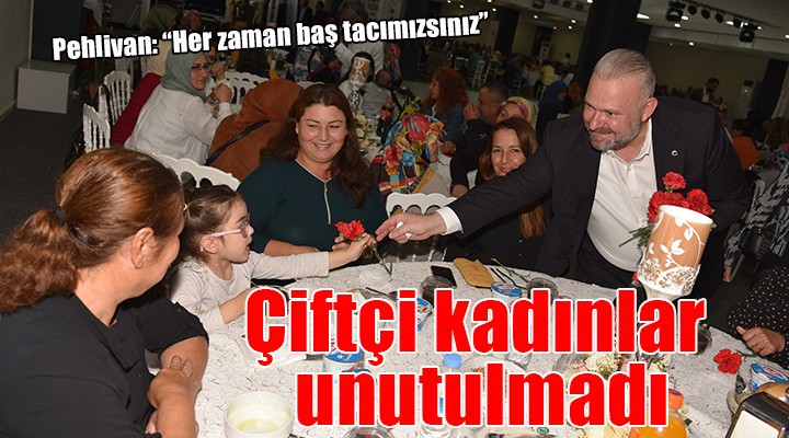 Menemen de Dünya Çiftçi Kadınlar Günü etkinliği...