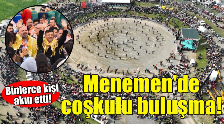 Menemen de Folklorik Deve Gösterisi coşkusu!