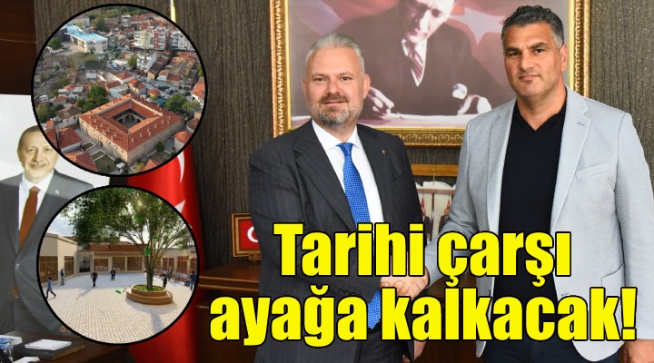 Menemen de tarihi çarşıya ipeksi dokunuş!