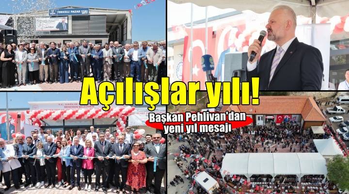Menemen’de 2025, açılışlar yılı oldu