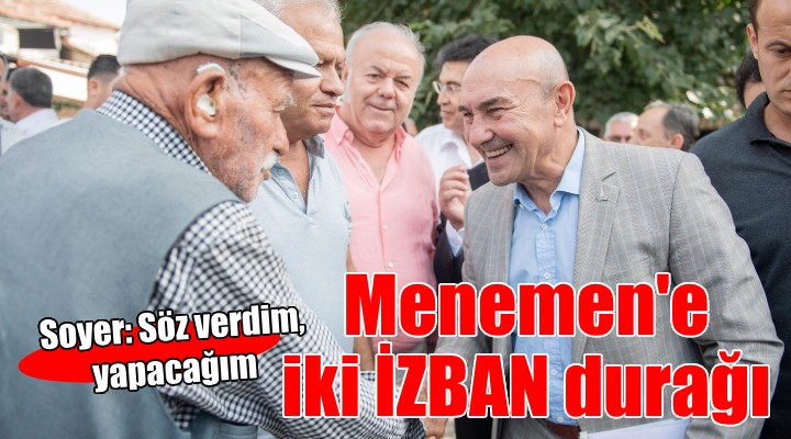 Menemen’e iki İZBAN durağı geliyor...