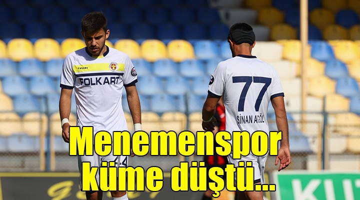 Menemenspor veda etti!