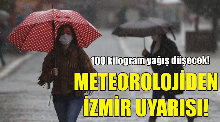 Meteorolojiden İzmir uyarısı!