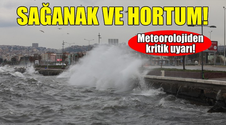 Meteorolojiden İzmir uyarısı... Kuvvetli sağanak ve hortum riski!