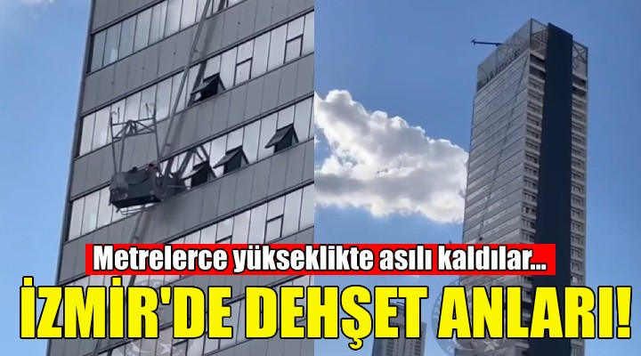 Metrelerce yükseklikte dehşet anları!