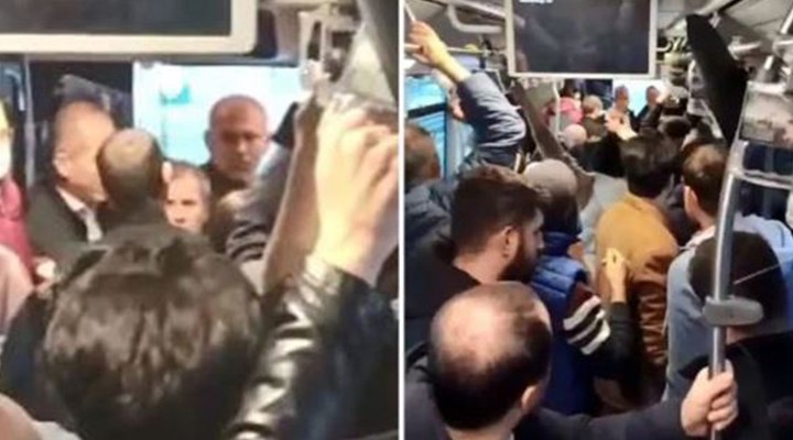 Metrobüste taciz iddiasına linç girişimi