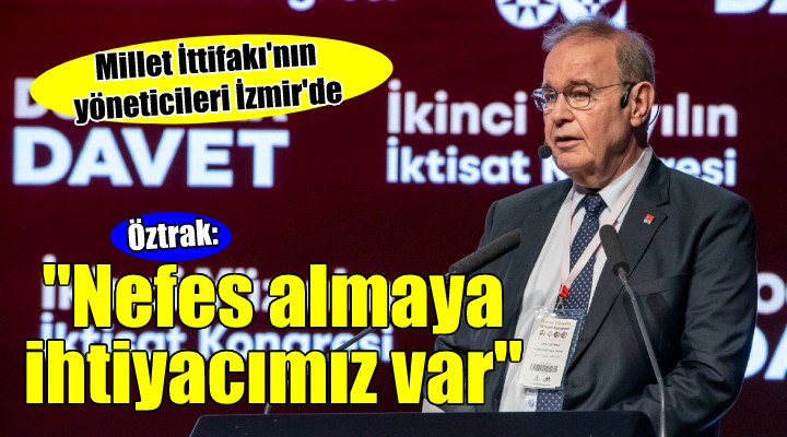 Millet İttifakı nın yöneticileri İkinci Yüzyılın İktisat Kongresi nde...