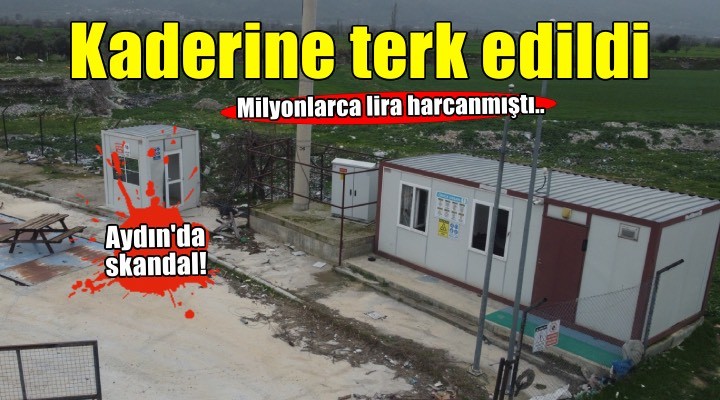 Milyonlarca lira harcanmıştı! Katı Atık Tesisi atıl kaldı..