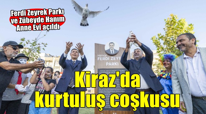 Mimar Ferdi Zeyrek Parkı ve Zübeyde Hanım Anne Evi açıldı