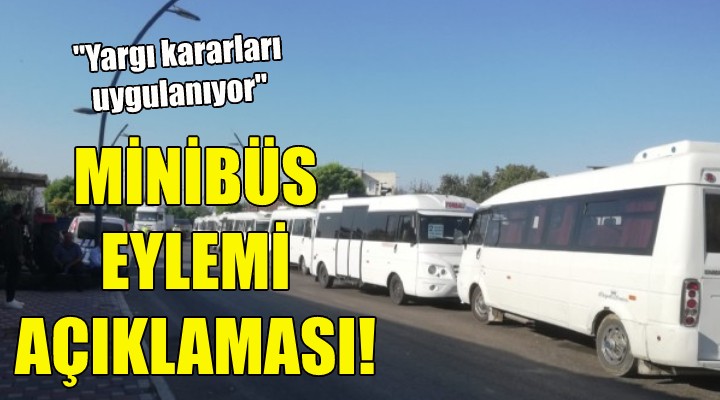 Minibüs eylemi açıklaması!