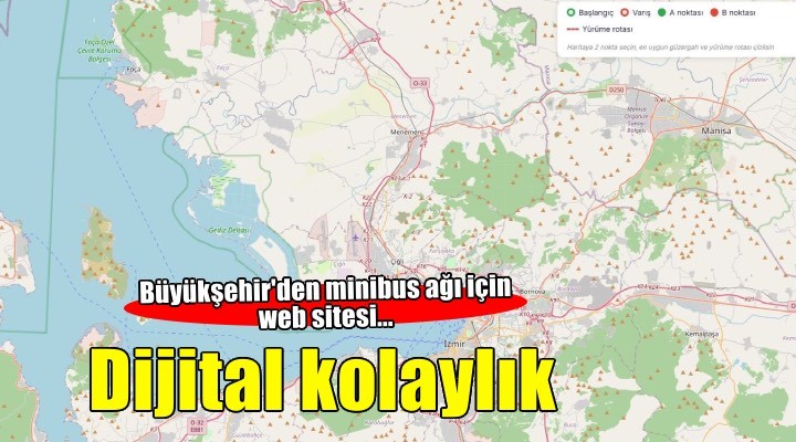Minibüs ulaşımında dijital kolaylık