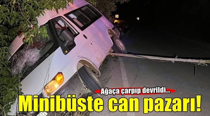 Minibüste can pazarı! 2 kişi yaralandı...