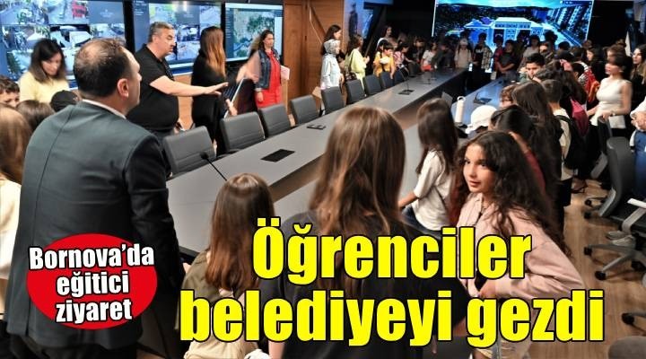 Miniklerden Bornova Belediyesi’ne ziyaret