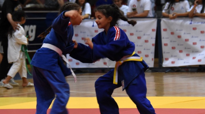 Miniklerin judo şampiyonası heyecanı!