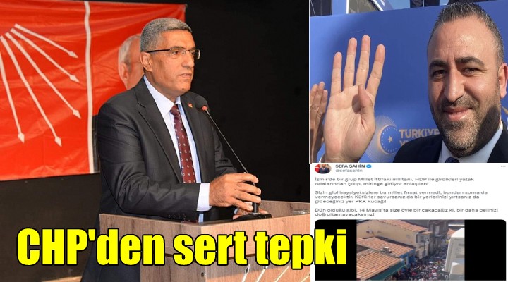 Mitinge katılanlara hakaret eden AK Partili Şahin e CHP den sert tepki