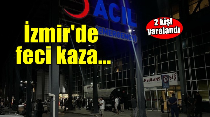 Motosiklet ile kamyon çarpıştı: 2 yaralı