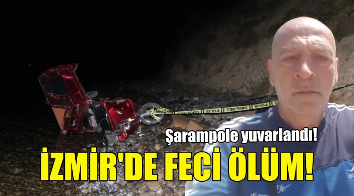 Motosiklet sürücüsü can verdi!